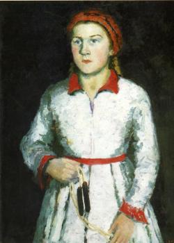 卡玆米爾 馬列維奇 Portrait of Artist s Daughter 卡玆米爾 馬列維奇 Portrait of Artist s Daughter